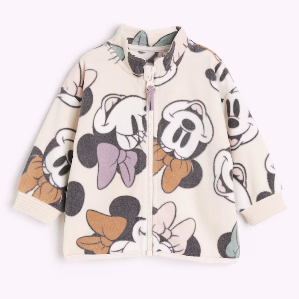 H&M Minnie Fleece Zip-Up Jacket - Picture 1 of 5